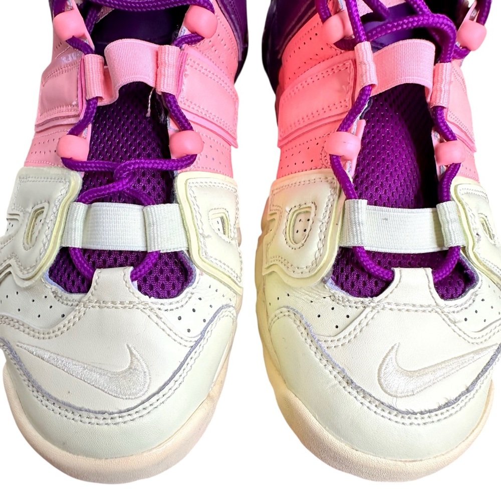 Nike Air More Uptempo GS Lucky Charms Sneakers Shoes SZ 7 Youth, 8.5 Women’s - Picture 10 of 11